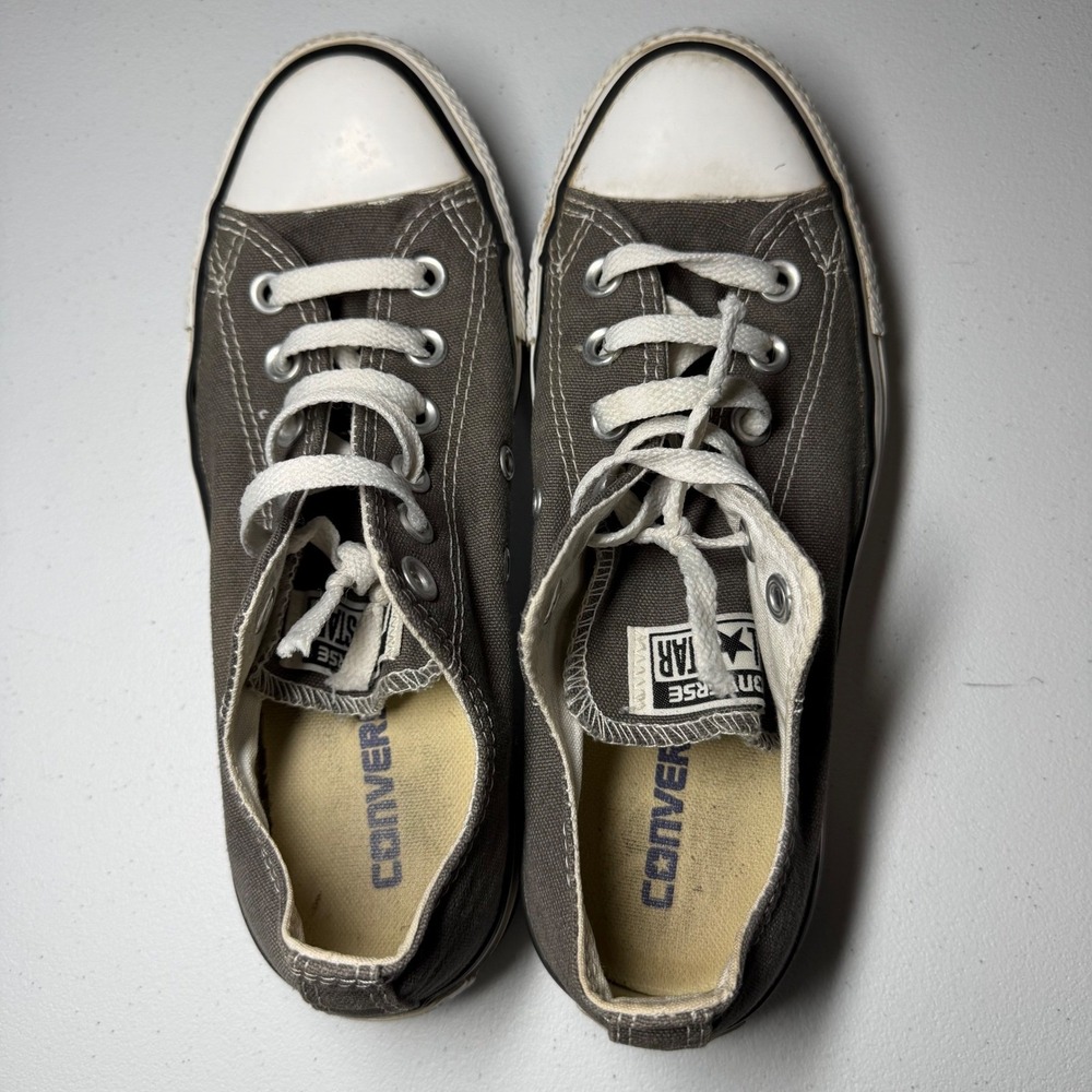 Converse Chuck Taylor All Star‎ Low Top Charcoal Gray Mens Size 5 Womens 7